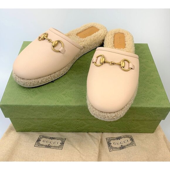 NIB Gucci Horsebit mules Size 38.5 - Picture 8 of 9